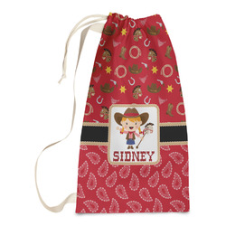 Red Western Laundry Bags - Small (Personalized)