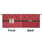 Red Western Small Zipper Pouch Approval (Front and Back)