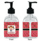 Red Western Glass Soap/Lotion Dispenser - Approval