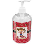 Red Western Acrylic Soap & Lotion Bottle (Personalized)
