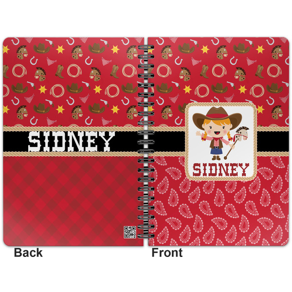 Red Western Spiral Journal 7 x 10 - Apvl