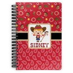 Red Western Spiral Notebook (Personalized)