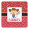 Red Western Square Decal