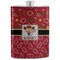 Red Western Stainless Steel Flask (Personalized)
