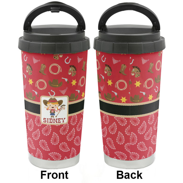 Red Western Stainless Steel Travel Cup - Apvl