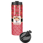 Red Western Stainless Steel Skinny Tumbler (Personalized)