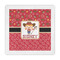 Red Western Standard Decorative Napkins (Personalized)
