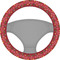 Red Western Steering Wheel Cover