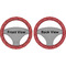 Red Western Steering Wheel Cover- Front and Back