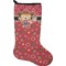 Red Western Holiday Stocking - Neoprene