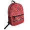 Red Western Student Backpack Front