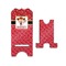 Red Western Stylized Phone Stand - Front & Back - Small