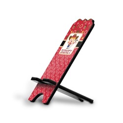 Red Western Stylized Cell Phone Stand - Small w/ Name or Text