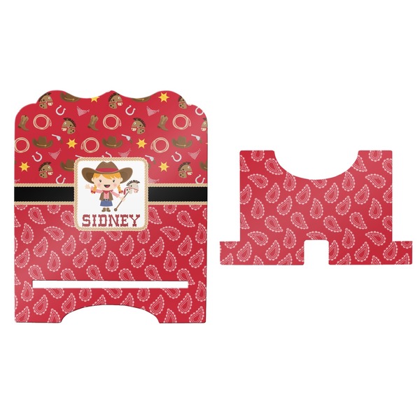 Red Western Stylized Tablet Stand - Apvl