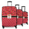Red Western Suitcase Set 1 - MAIN