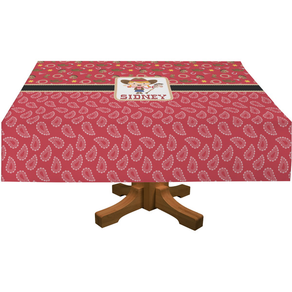 Red Western Tablecloths (Personalized)