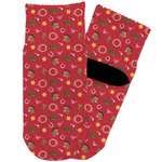 Red Western Toddler Ankle Socks (Personalized)