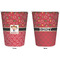 Red Western Trash Can White - Front and Back - Apvl