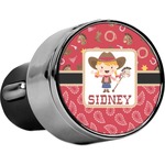 Red Western USB Car Charger (Personalized)