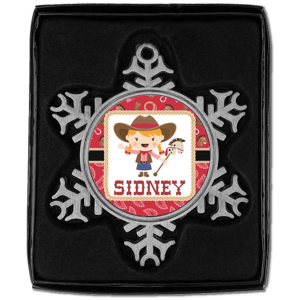 Red Western Vintage Snowflake - In box