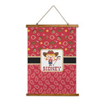 Red Western Wall Hanging Tapestry (Personalized)