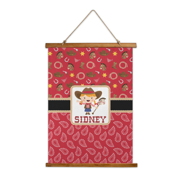 Custom Red Western Wall Hanging Tapestry (Personalized)