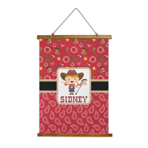 Custom Red Western Wall Hanging Tapestry (Personalized)