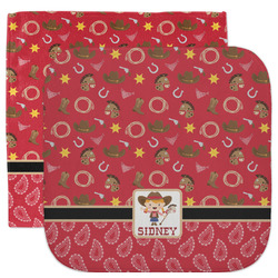 Red Western Facecloth / Wash Cloth (Personalized)
