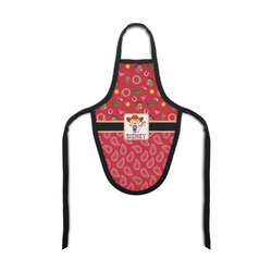 Red Western Bottle Apron (Personalized)