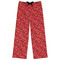 Red Western Womens Pajama Pants - XS