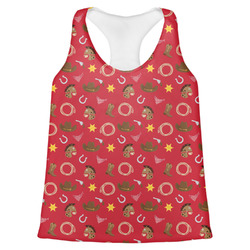 Red Western Womens Racerback Tank Top - Small