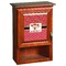 Red Western Wooden Cabinet Decal (Medium)
