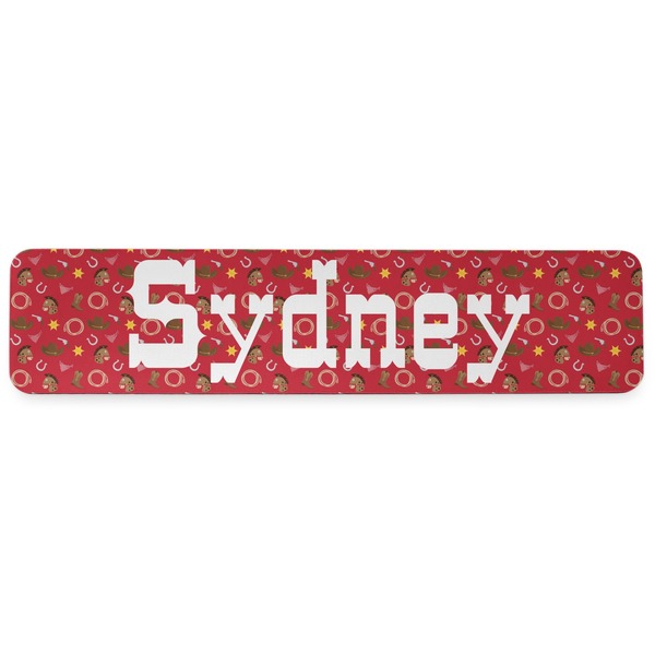 Red Western Wrist Rest - Apvl