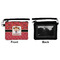Red Western Wristlet ID Cases - Front & Back
