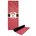 Red Western Yoga Mat (Personalized)