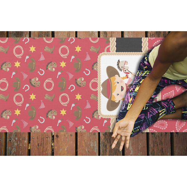 Red Western Yoga Mats - LIFESTYLE