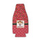 Red Western Zipper Bottle Cooler (Personalized)