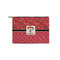 Red Western Zipper Pouch Small (Front)