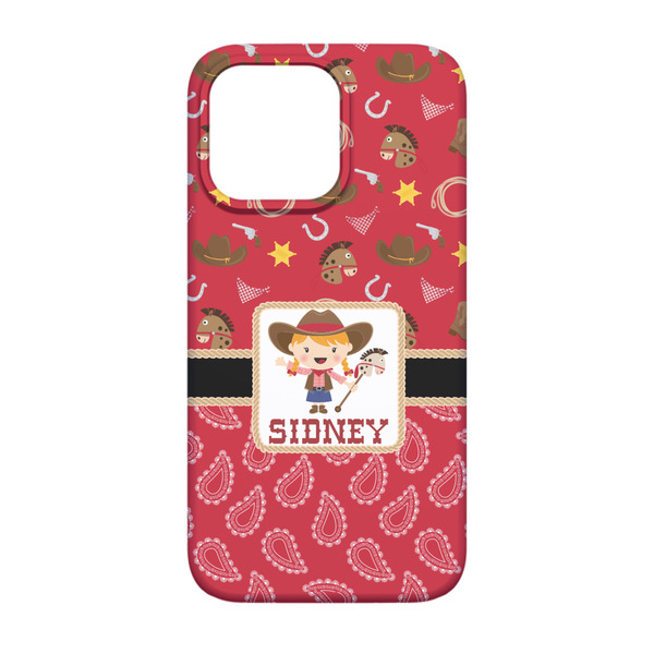 Red Western iPhone 13 Case - Back