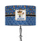 Blue Western 12" Drum Lamp Shade - Fabric (Personalized)