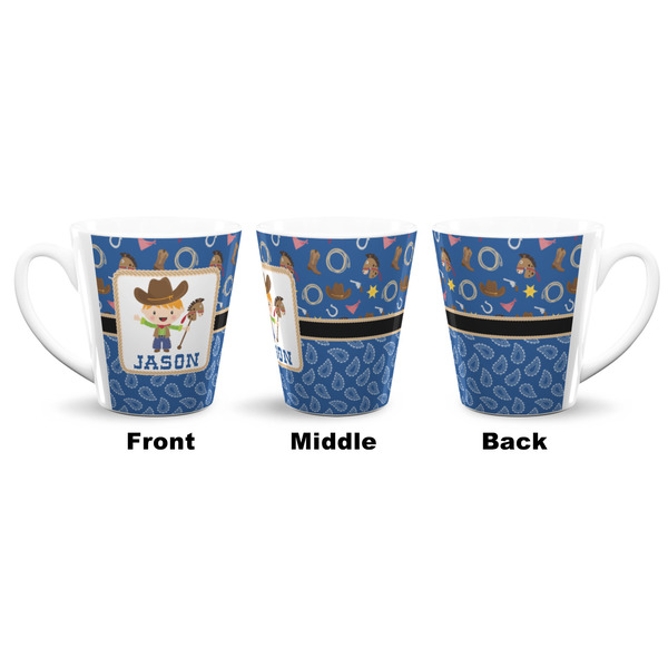 Blue Western 12 Oz Latte Mug - Approval