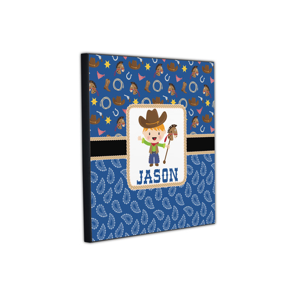 Blue Western 12x12 Wood Print - Angle View