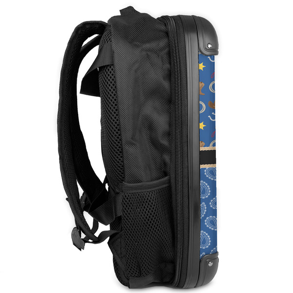 Blue Western 13" Hard Shell Backpacks - Side View