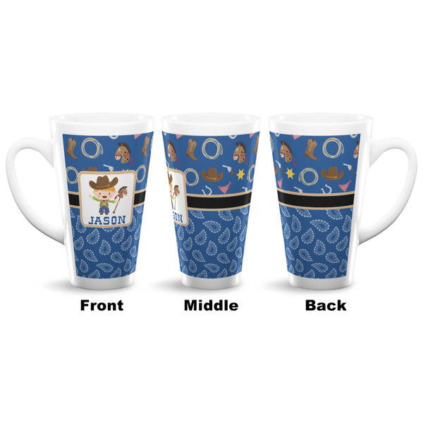 Blue Western 16 Oz Latte Mug - Approval