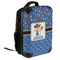 Blue Western 18" Hard Shell Backpacks - ANGLED VIEW