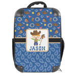 Blue Western Hard Shell Backpack (Personalized)