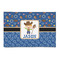 Blue Western 2' x 3' Indoor Area Rug (Personalized)