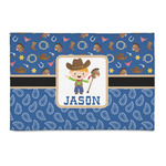 Blue Western Patio Rug (Personalized)