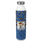 Blue Western 20oz Stainless Steel Water Bottle - Full Print (Personalized)