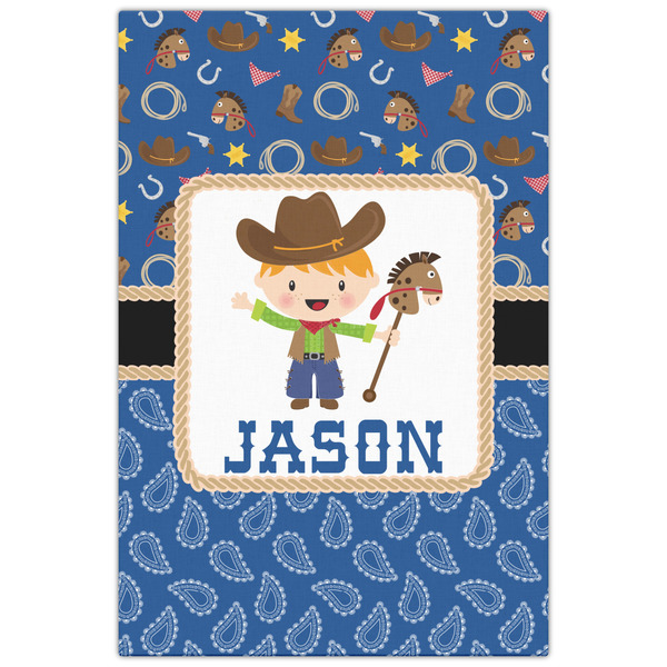 Blue Western 20x30 - Canvas Print - Front View